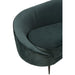 J-Line Sofa elisabeth textiel/metaal groen-2-Zitsbanken-J-Line