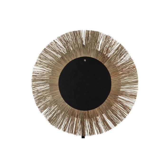 J-Line Spiegel Mendi rond gras naturel large-Spiegels-J-Line