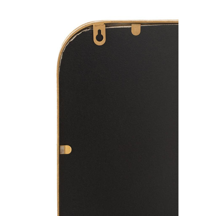 J-Line Spiegel Mona rechthoekig ijzer/glas goud-Spiegels-J-Line