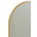 J-Line Spiegel Ovaal grale glas/metaal goud-Spiegels-J-Line