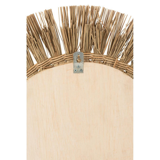 J-Line Spiegel Rond gras naturel-Spiegels-J-Line