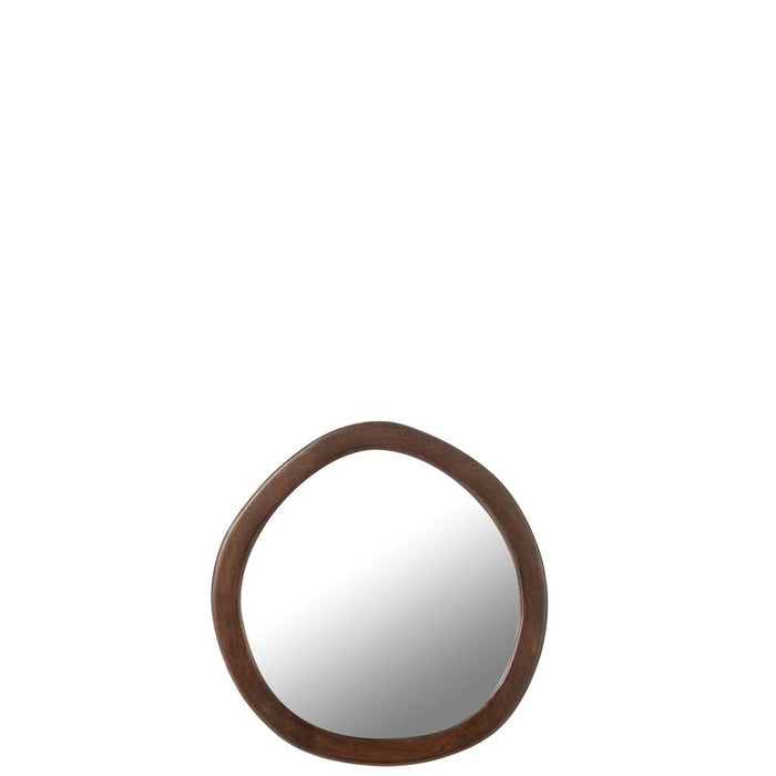 J-Line Spiegel Whisp mango hout/mdf bruin small-Spiegels-J-Line