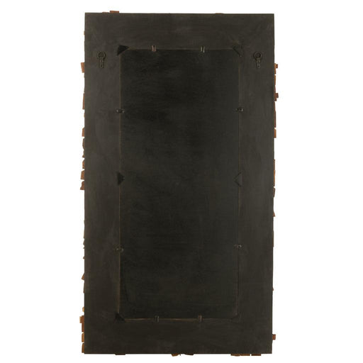 J-Line Spiegel syma gerecycleerd hout/spiegel naturel large-Spiegels-J-Line