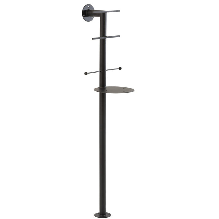 J-Line Spiegel+plank Muur marmer/ijzer/glas groen/zwart-Spiegels-J-Line