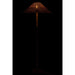 J-Line Staande Lamp metaal/rattan zwart/naturel-Vloerlampen-J-Line
