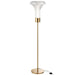 J-Line Staanlamp Led goud metaal transparant-Vloerlampen-J-Line