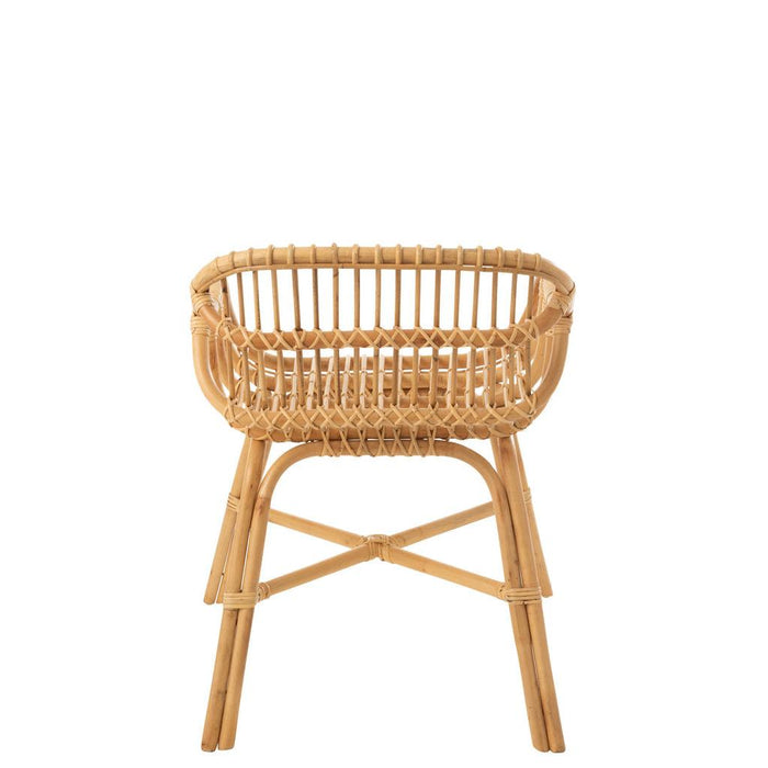 J-Line Stoel Ana rotan naturel-Eetkamerstoelen-J-Line