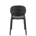 J-Line Stoel Basic polyester/veneer zwart-Eetkamerstoelen-J-Line