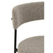 J-Line Stoel Boucle multiplex/polyester grijs/zwart-Eetkamerstoelen-J-Line