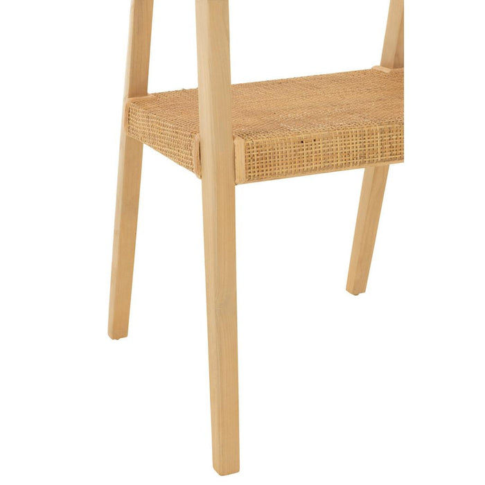 J-Line Stoel Emma teakhout naturel-Eetkamerstoelen-J-Line