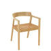 J-Line Stoel Emma teakhout naturel-Eetkamerstoelen-J-Line
