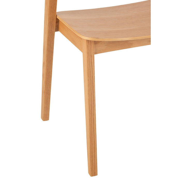 J-Line Stoel Laga eikhout/multiplex naturel-Eetkamerstoelen-J-Line