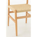 J-Line Stoel Lap beukenhout/touw naturel-Eetkamerstoelen-J-Line