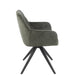 J-Line Stoel Louna ijzer/acryl groen-Eetkamerstoelen-J-Line
