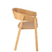 J-Line Stoel Naga essenhout/touw naturel-Eetkamerstoelen-J-Line