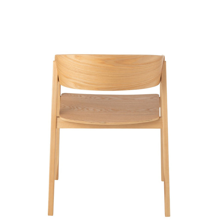 J-Line Stoel Naga essenhout/touw naturel-Eetkamerstoelen-J-Line