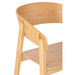 J-Line Stoel Naga essenhout/touw naturel-Eetkamerstoelen-J-Line