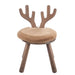 J-Line Stoel Oor hert hout naturel-Eetkamerstoelen-J-Line