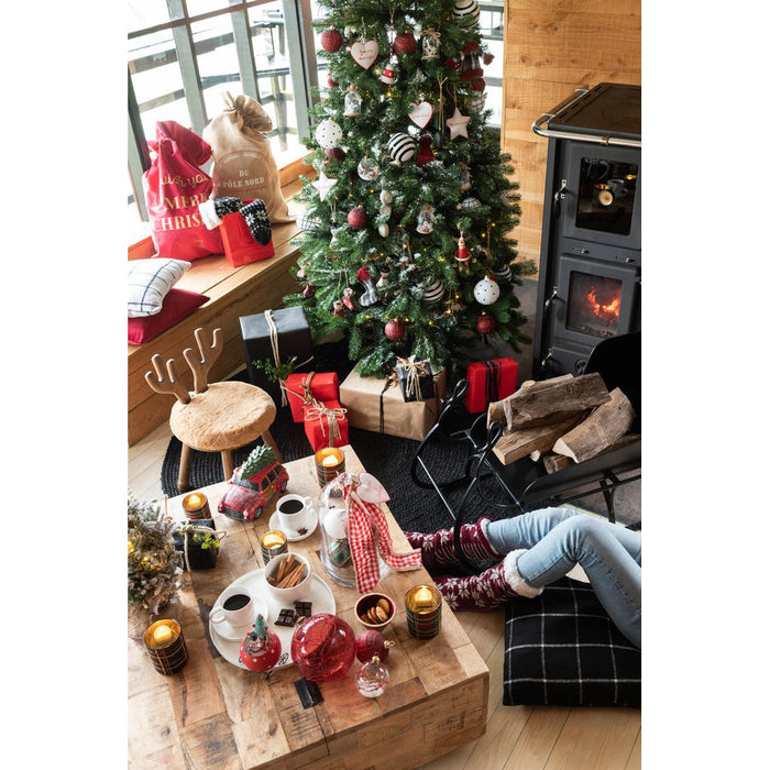 J-Line Stoel Oor hert hout naturel-Eetkamerstoelen-J-Line