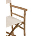 J-Line Stoel Regisseur plooibaar bamboe+textiel naturel+wit-Eetkamerstoelen-J-Line