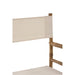 J-Line Stoel Regisseur plooibaar bamboe+textiel naturel+wit-Eetkamerstoelen-J-Line