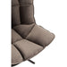 J-Line Stoel Relax kussen op frame textiel/metaal grijs-Fauteuils-J-Line