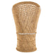 J-Line Stoel Rugsteun bamboe natural/wit volwassene-Eetkamerstoelen-J-Line