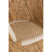 J-Line Stoel Rugsteun bamboe natural/wit volwassene-Eetkamerstoelen-J-Line