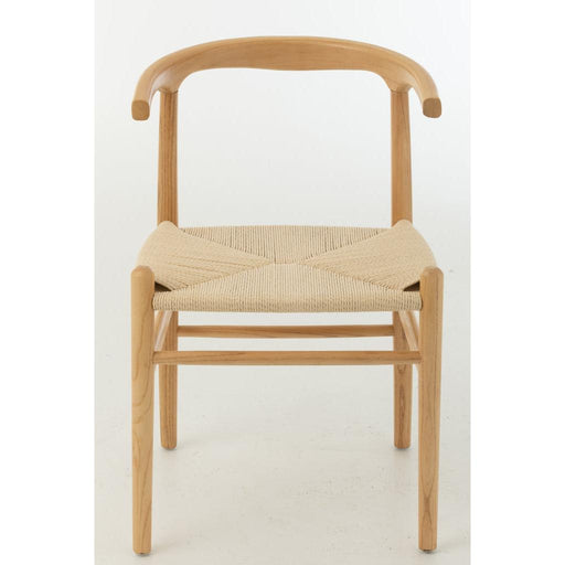 J-Line Stoel Toon beukenhout/touw naturel-Eetkamerstoelen-J-Line