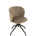 J-Line Stoel Turn/up/down fluweel donker grijs-Eetkamerstoelen-J-Line