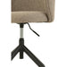 J-Line Stoel Turn/up/down linnen donker bruin/beige-Eetkamerstoelen-J-Line
