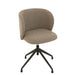 J-Line Stoel Turn/up/down linnen donker bruin/beige-Eetkamerstoelen-J-Line