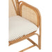J-Line Stoel+kussen Casablanca rotan naturel-Eetkamerstoelen-J-Line