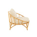 J-Line Stoel+kussen Rotan/textiel naturel/wit-Fauteuils-J-Line