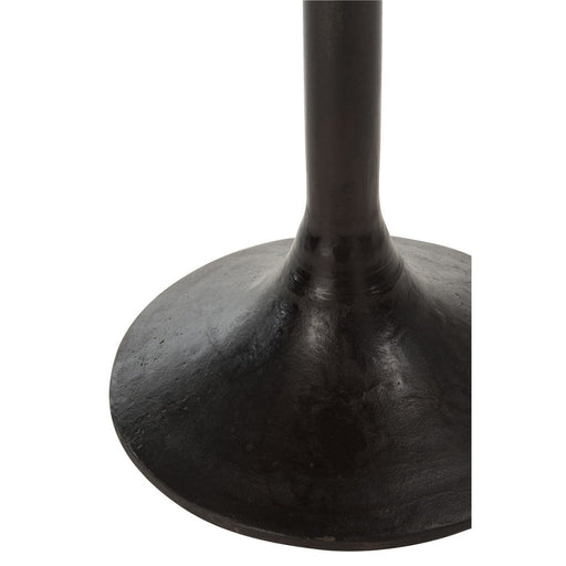 J-Line Tafel Bar rond hout/metaal naturel/zwart-Salontafels-J-Line