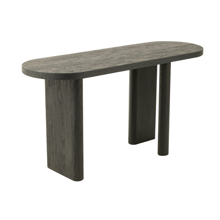 J-Line Tafel Teak hout zwart-Eettafels-J-Line