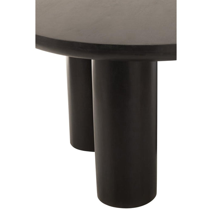 J-Line Tafel Trio mangohout zwart-Eettafels-J-Line