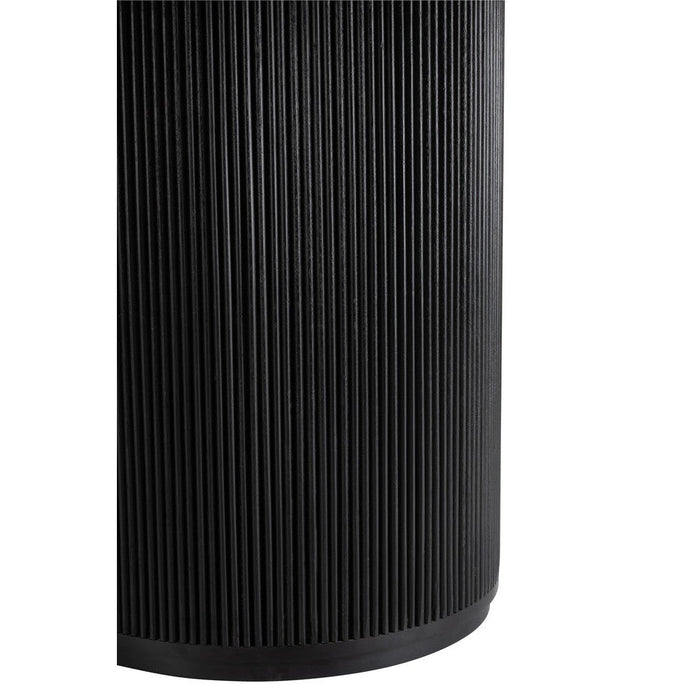 J-Line Tafel Vincent mangohout zwart large-Eettafels-J-Line