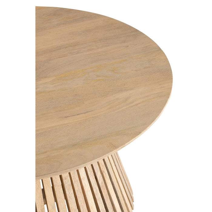 J-Line Tafel vincent mangohout naturel medium-Eettafels-J-Line