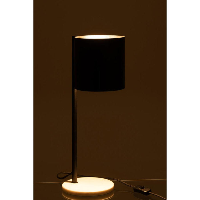 J-Line Tafellamp Bart metaal zwart-Tafellampen-J-Line