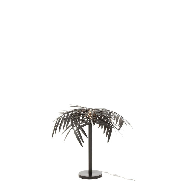 J-Line Tafellamp Blad metaal zwart-Tafellampen-J-Line