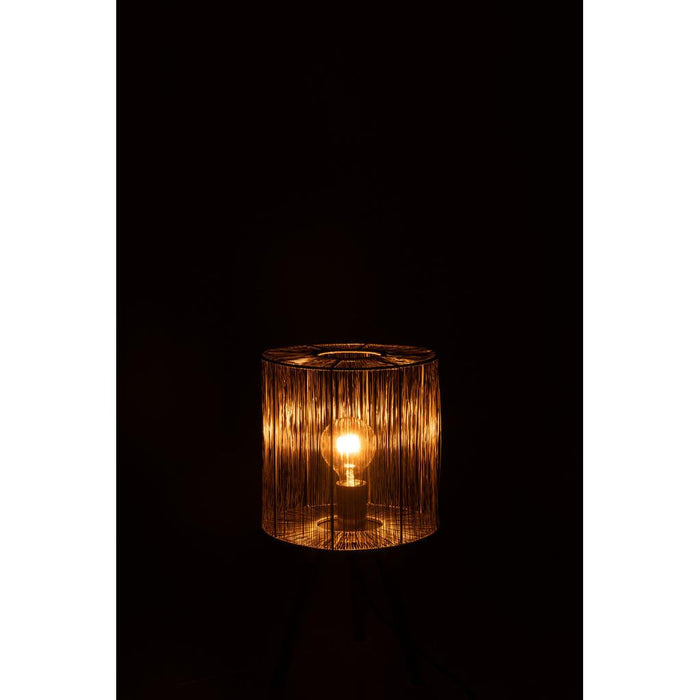 J-Line Tafellamp Metaal antiek bruin small-Tafellampen-J-Line