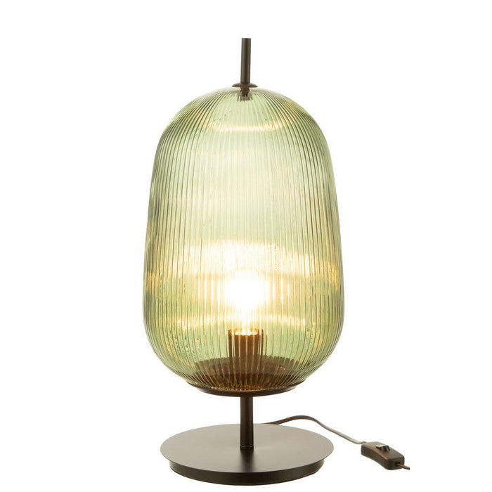 J-Line Tafellamp Oasis glas groen large-Tafellampen-J-Line