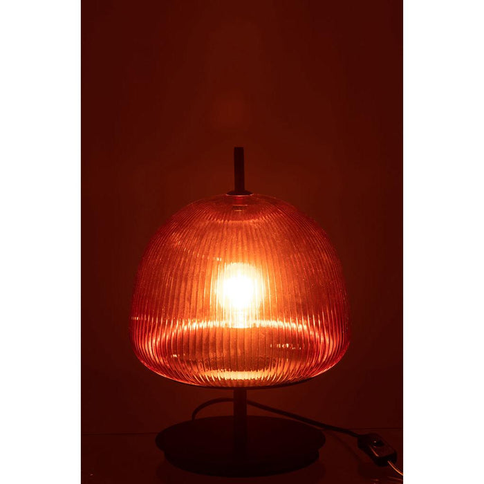 J-Line Tafellamp Oasis glas rood small-Tafellampen-J-Line