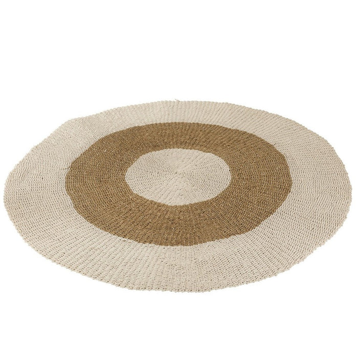 J-Line Tapijt Rond zeegras wit/naturel large-Ronde Vloerkleden-J-Line