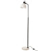 J-Line Vloerlamp Magali staal/glas wit-Vloerlampen-J-Line