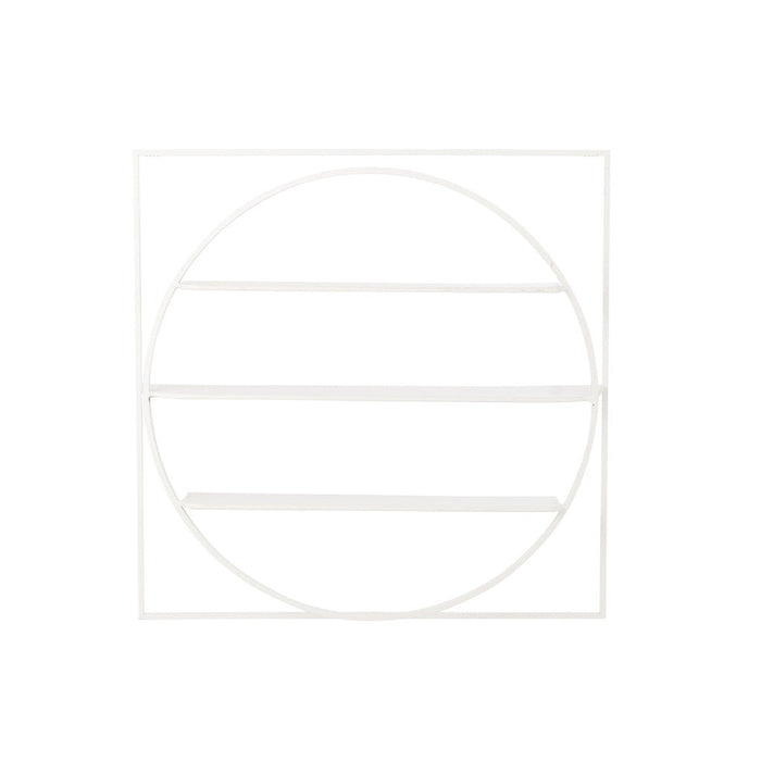 J-Line Wandrek News metaal wit-Wandplanken-J-Line