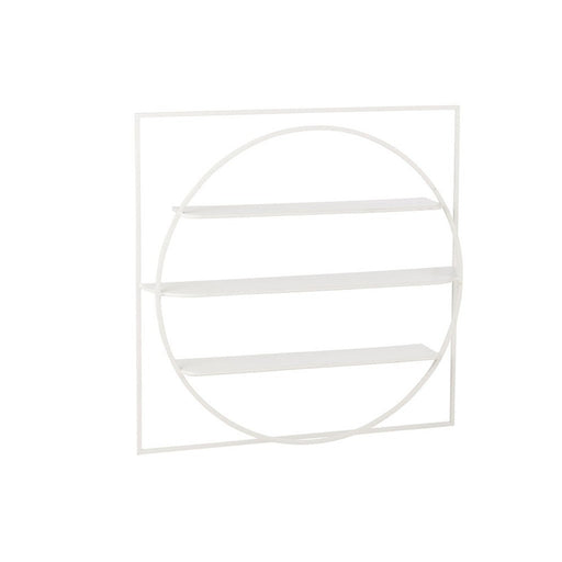 J-Line Wandrek News metaal wit-Wandplanken-J-Line