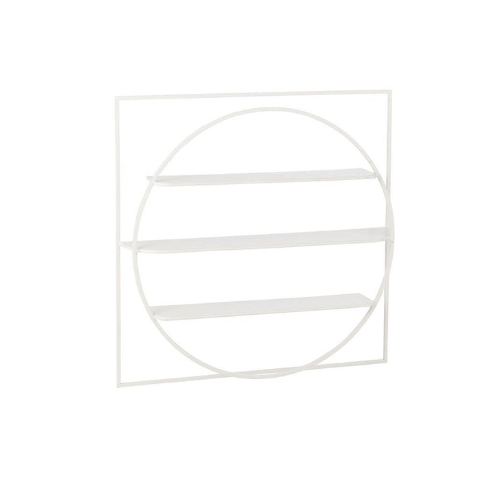 J-Line Wandrek News metaal wit-Wandplanken-J-Line