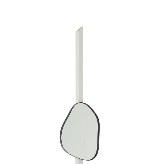 J-Line Wandspiegel extrema ijzer/spiegel zwart small-Spiegels-J-Line